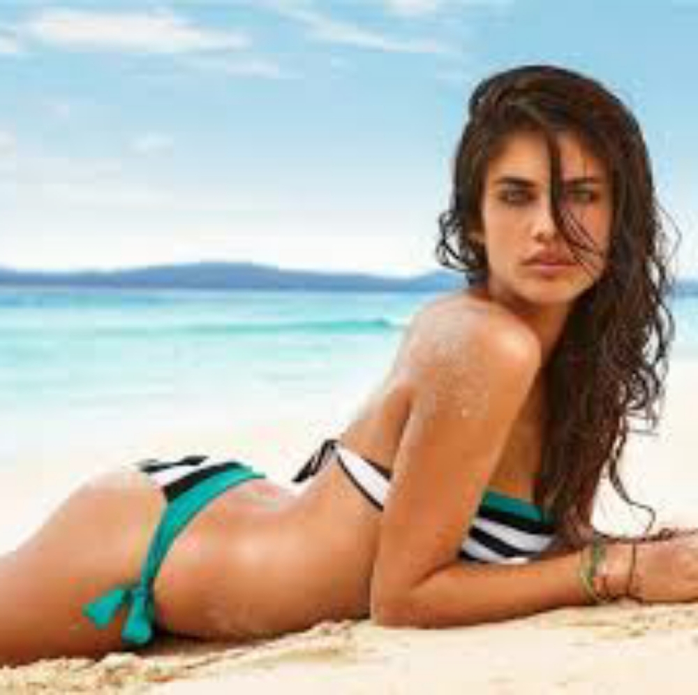 CALZEDONIA bikini top and bottom size 34C 36B